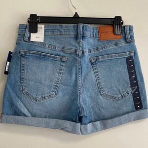 Lucky brand Ava roll-cuff denim shorts, NWT